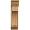 Ekena Millwork Westlake Traditional Rough Sawn Bracket w/ Offset Brace, Western Red Cedar, 8"W x 24"D x 32"H BKT0806X24X32WTL01RWR - alternate 4